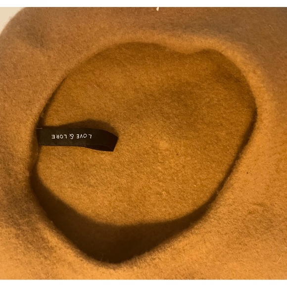 Indigo Love and Lore Beret in Tan - Picture 8 of 10